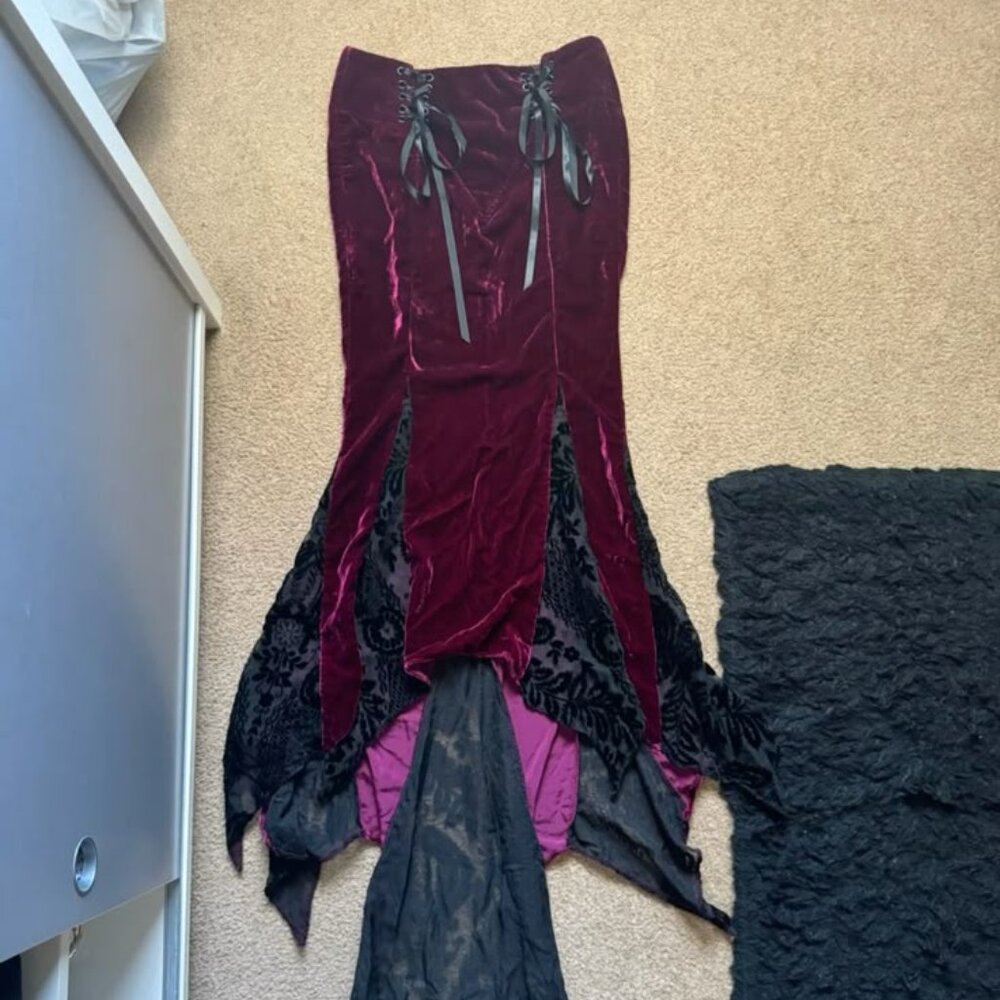 ISO - lip service "dreams of drowning" maxi skirt